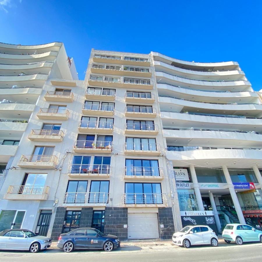 F2 - Lovely Two Bedrooms Flat Sea View, St Julians Сент Джулианс Экстерьер фото