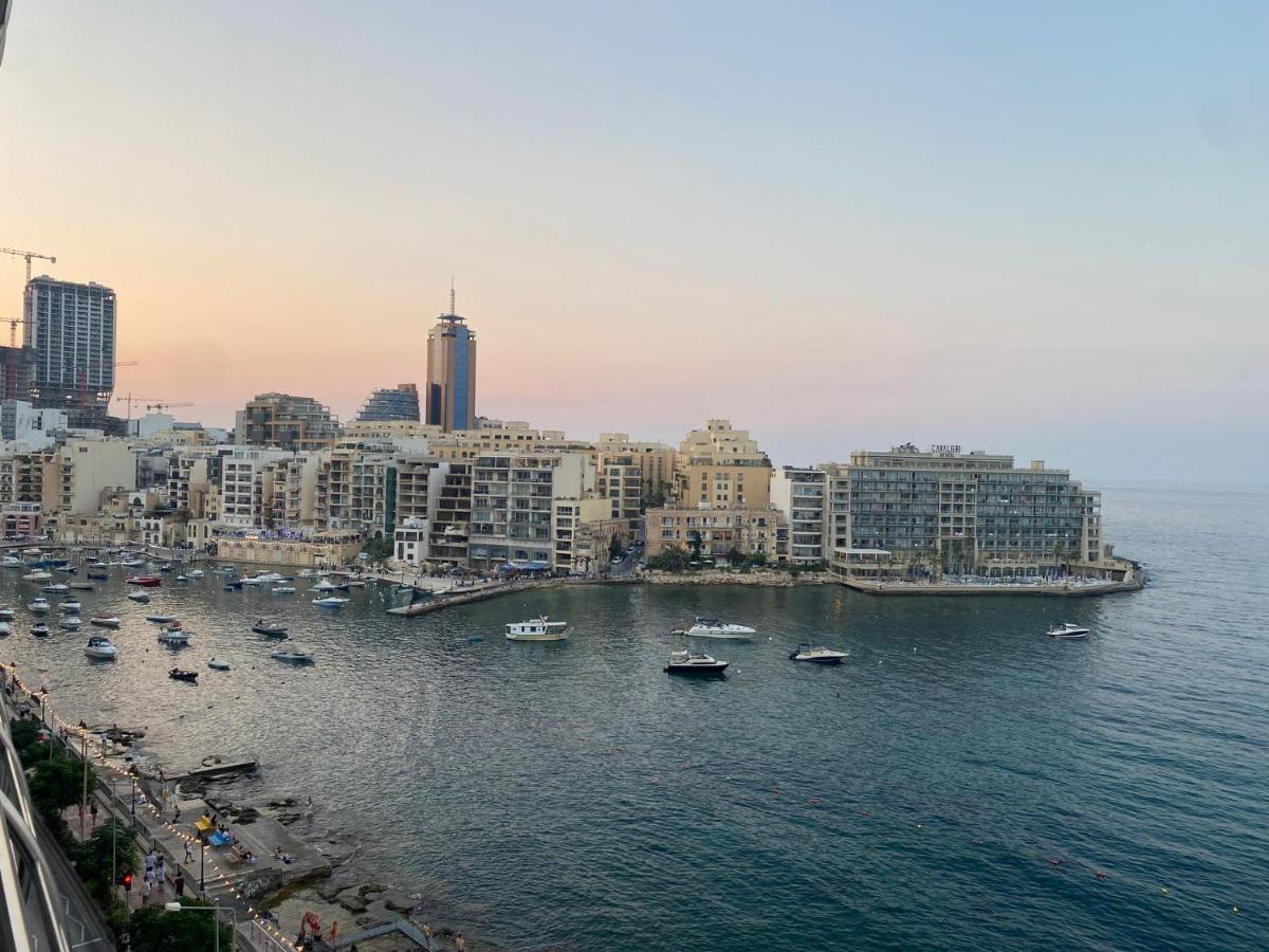 F2 - Lovely Two Bedrooms Flat Sea View, St Julians Сент Джулианс Экстерьер фото