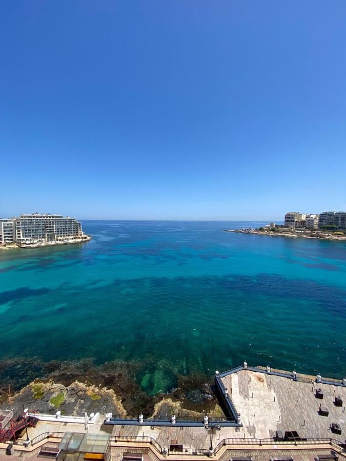 F2 - Lovely Two Bedrooms Flat Sea View, St Julians Сент Джулианс Экстерьер фото